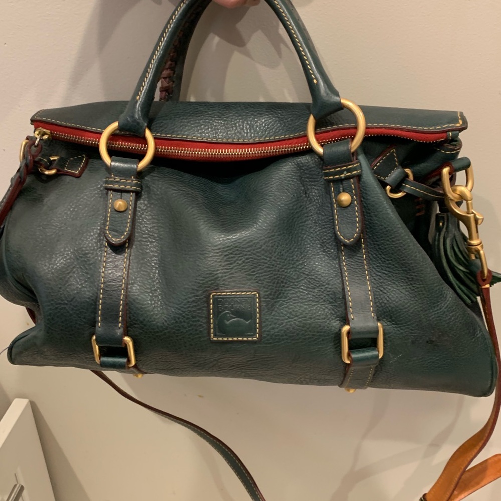 Dooney & Bourke teal handbag / shoulder bag